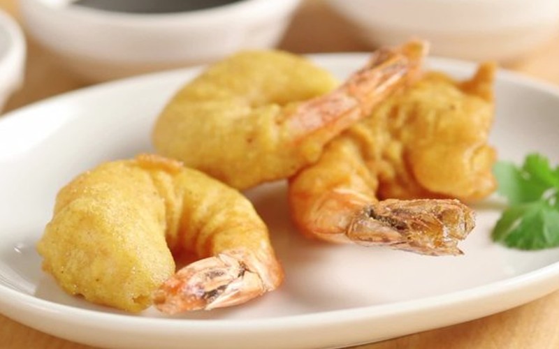 Langostinos a la gabardina